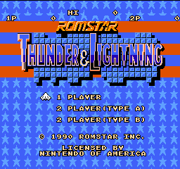 Thunder and Lightning screenshot 3 for NES